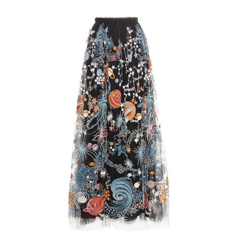 fendi embroidered tulle tights|Light blue embroidered tulle skirt .